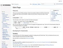 Tablet Screenshot of developer.vectorworks.net